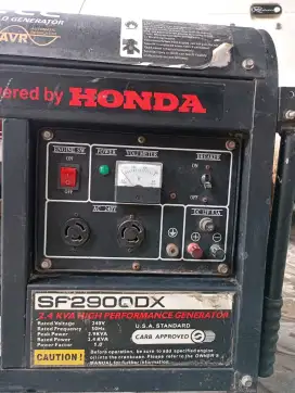 Murah Genset Honda SF2900DX Original Pemakaian Rumahan