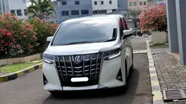km26rb toyota alphard g atpm tss 2022 putih sunroof pilotseat