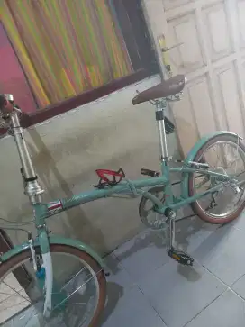 Jual sepeda floading bike merk london taxi warna jade muluss