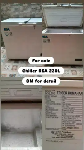 Freezer ASI merk RSA 220L