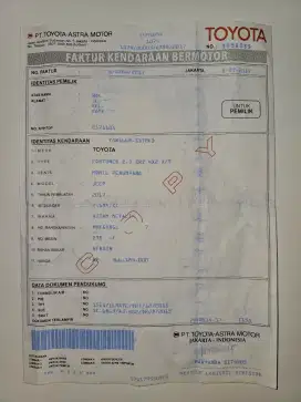 Faktur Kendaraan