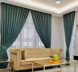 Jasa Tirai Gorden Jendela Gordyn Mewah Hordeng Model Terbaru Murah