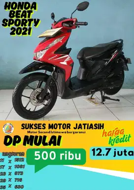 HONDA BEAT SPORTY 2021 DAPATKAN CASHBACK MENARIK