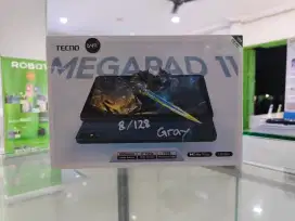TECNO MEGAPAD 8/128 GRAY NEW BUKAN SECOND