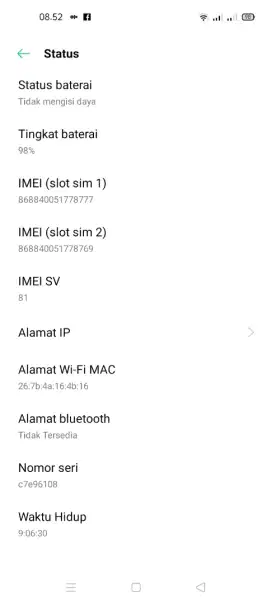 Oppo A53 ram 6gb original