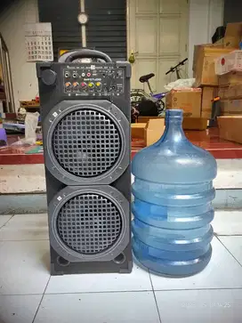 Speaker bluetooth 8 inch Double woofer super bass karaoke