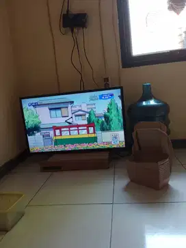 Tv panasonic lengkap setopbox