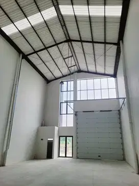 DIJUAL GUDANG AERO BIZHUB DEKAT STATIUN BANDARA DAN EXIT TOL BANDARA