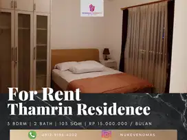 Disewakan Apartement Thamrin Residence 3BR Tower D View Barat