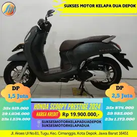 HONDA NEW SCOOPY PRESTIGE 2024 CASH/KREDIT SYARAT MUDAH KTP/KK