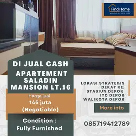 Apartement Fully Furnished Jual butuh siap cuan