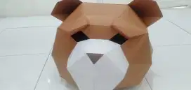 Topeng Beruang Coklat