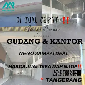 Gudang plus Kantor di Tangerang Harga Dibawah NJOP