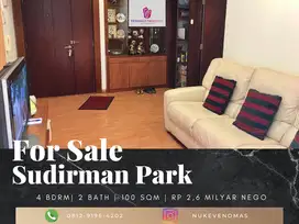 Dijual Apartemen Sudirman Park 3BR Plus 1 Full Furnished View Pool