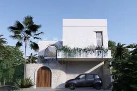 MODERN TWO-STORY VILLA WITH OCEAN VIEW ROOF BAR IN UNGASAN