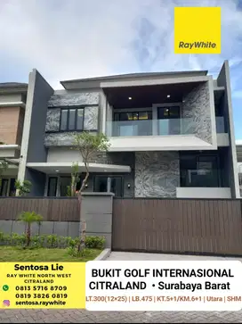 Rumah Bukit Golf Internasional Citraland Surabaya  - SMART Home  - SHM