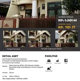 DIJUAL RUMAH TINGGAL 2 LANTAI