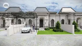 RUMAH MEWAH DESIGN EROPA STYLE TERBARU SAMPING CANDI PRAMBANAN