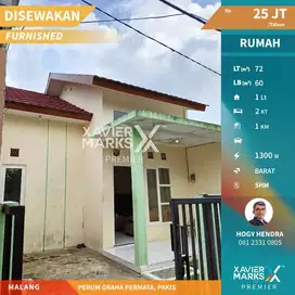 DISEWAKAN RUMAH di Perum Graha Permata Pakis, Malang