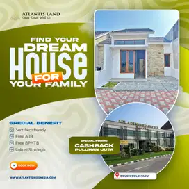 RUMAH MODEL PELANA KUDA 1 LANTAI DI BOLON COLOMADU