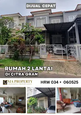 Dijual BU Rumah 2 Lantai di Citra Gran Cibubur