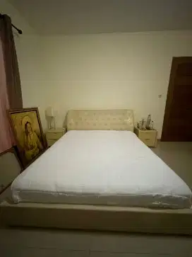 tempat tidur mewah jati dunlopillo audrey 200x180
