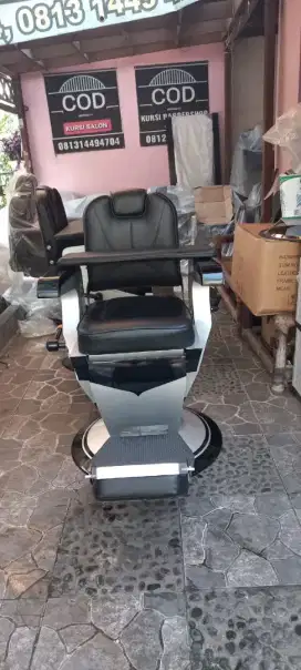 Kursi Barber barbershop pangkas non hidrolik. Tangerang. COD (s&k).