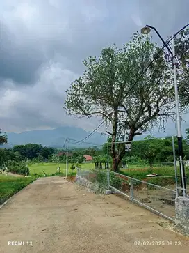 Kavling Villa Zona kuning bisa Bangun,viral di Bogor Timur view Gunung