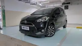 TDP 7,JT Toyota Sienta 1.5 V Bensin-MT Hitam 2016