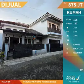Dijual Rumah Bagus Terawat di Ahmad Yani Residence Blimbing Malang