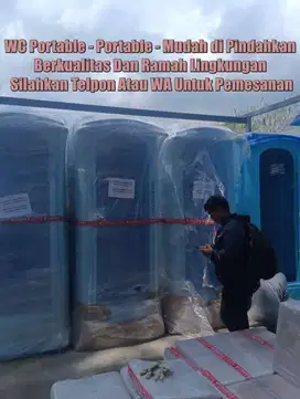 Toilet Portable, Toilet Premium , Toilet Fiberglas, Anti Penuh Ramah L