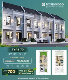 RUMAH 2 LANTAI LOKASI DI PERINTIS DAYA MAKASSAR
