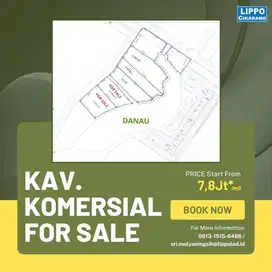 DIJUAL CEPAT TANAH KOMERSIAL VIEW DANAU UNTUK BISNIS F&B