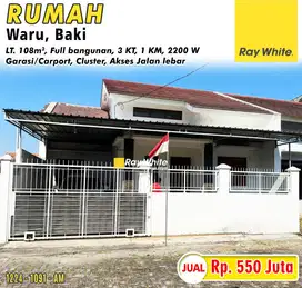 Dijual Rumah di Waru Baki