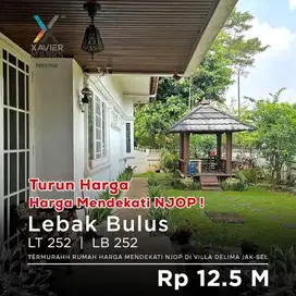Di jual rumah mendekati harga njop di vila delima lebak bulus jaksel