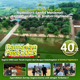 DIJUAL TANAH SIAP BANGUN VILLA KEBUN-SUASANA PEDESAAN-BERLEGALITAS