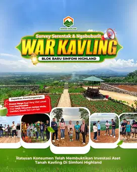 DIJUAL TANAH MURAH - VILLA KEBUN