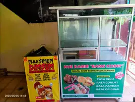 2 Gerobak Aluminium Siap Dagang Murah