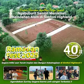 DIJUAL TANAH VILLA KEBUN - PERIZINAN LENGKAP