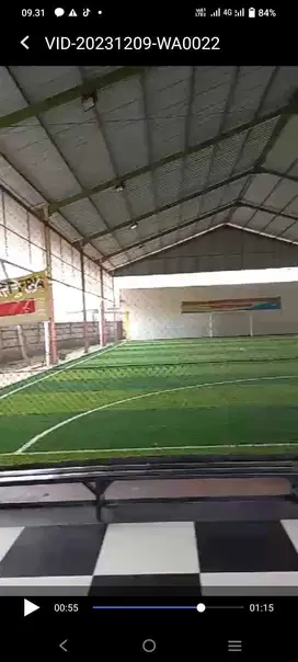 Dijual Lapangan Futsal Lokasi Strategis SHM di Ciputat, Tangsel