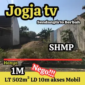 tanah pekarangan di berbah dekat jogja tv