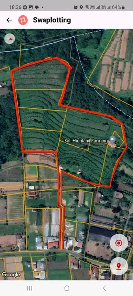 DIJUAL TANAH VIEW GUNUNG DI BATURITI BEDUGUL BALI LUAS 2,2 HEKTAR