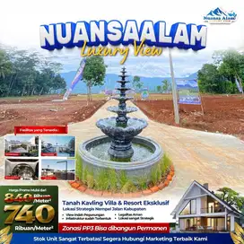 Jual Tanah Kavling Zona Kuning PP3 Bisa Bangun Villa Resort Cottage