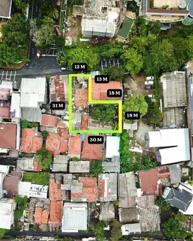For Sale Tanah Bonus Rumah di Permata Hijau Jaksel