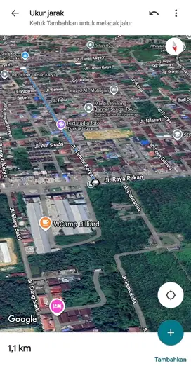 Tanah 20x20m sertifikat jalan Taman Karya 4 Panam
