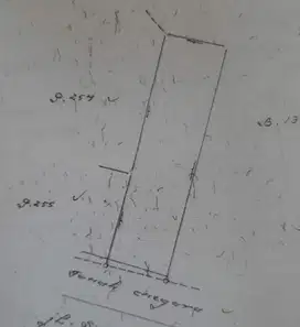 Di jual tanah lebar 4  dekat Moen -Moen sorogenen