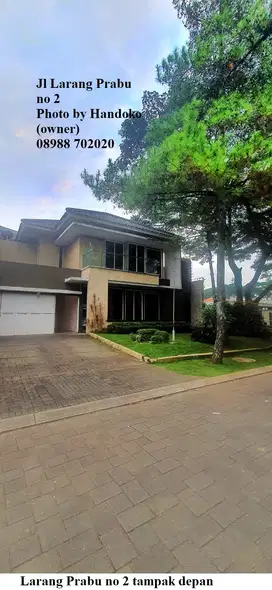 Rumah mewah 3 lantai Larang Tapa Kota Baru Parahyangan KBP Padalarang
