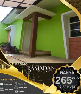 RUMAH SIAP HUNI 2 KAMAR AKSES STRATEGIS HANYA 200 JUTAAN