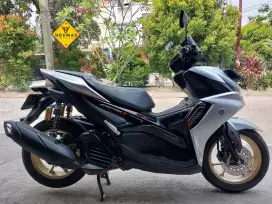 (DP 500 Rb)‼️ Aerox S ABS Keyless Connected Silver 2022 Cash & Kredit