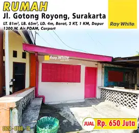 Rumah di Jagalan Jebres Solo bisa untuk Ruang Usaha Sangat Strategis